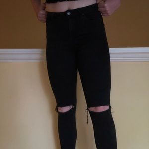 Topshop Jamie High-Waisted Skinny Jeans